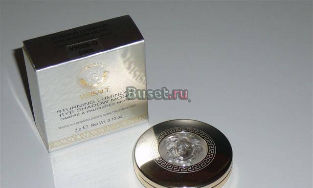 Versace тени для глаз коричневые моно Москва