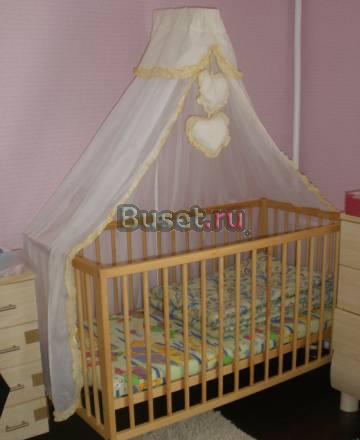 Кроватка, матрац, балдахин c держателем, одеяло Калининград