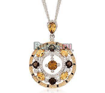 Подвеска-самоцветы,бриллианты+цепочка Москва