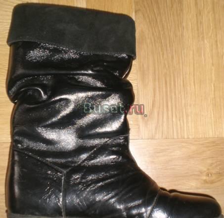 Сапоги  для девочки кожа р-р34 Москва