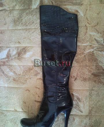 Очень дешевые весенние сопожки-ботфорты Волгоград