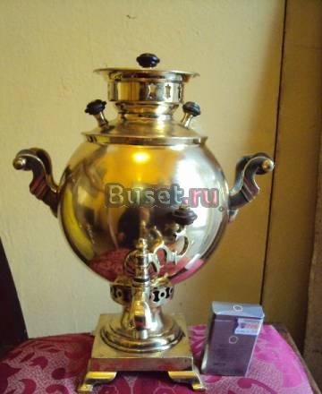Небольшой самовар редкой формы - шар Ярославль
