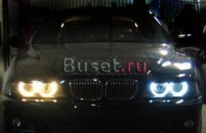 Глазки BMW - белые светодиодные лампы подсветки Москва