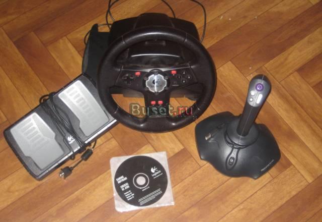 Руль с педалями. Logitech Vibration Feedback Wheel Санкт-Петербург