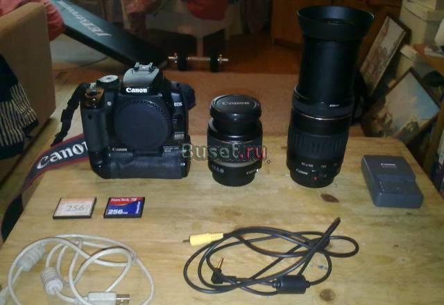 Canon EOS 400D+2 объектива+Бат. блок+бленда Москва