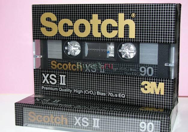 Запечатанные кассеты Scotch XS-II 90 мин.  Chrome Москва