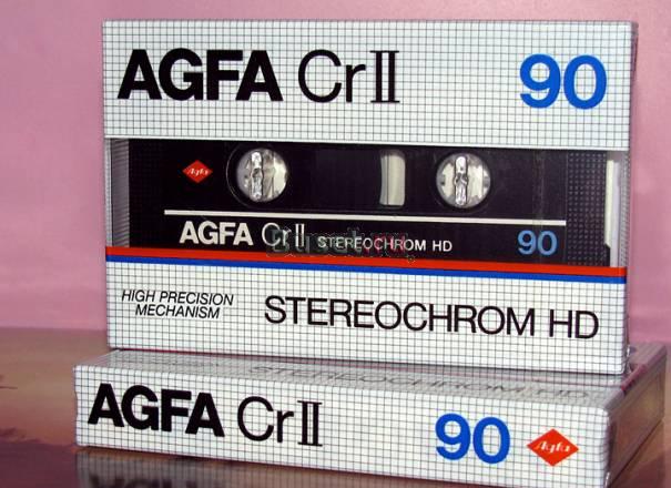 Кассеты запечатанные  Agfa StereoChrom HD Cr II 90 Москва