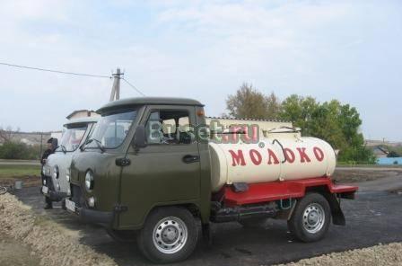 УАЗ 3622 Молоковоз с бочкой 1200 л., 2009 г.в Белгород
