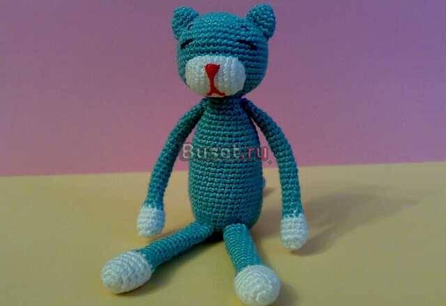 Кот Аминеко амигуруми Москва