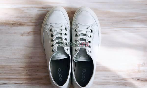 Белые кожаные кедики ecco, новые, 38 размер Москва