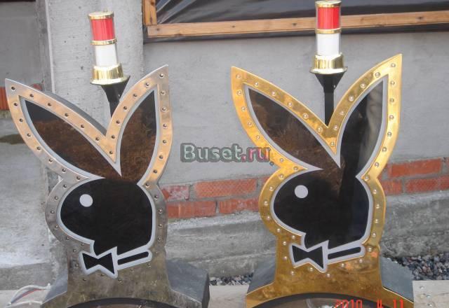 Зайцы playboy с подсветкой Санкт-Петербург