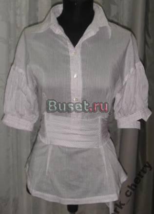 Батистовая рубашка sportmax. Оригинал Р-р 44 Москва