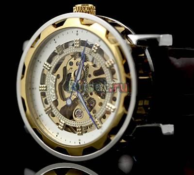 Прозрачные  goer gold mechanical auto chronograph Москва