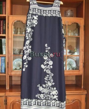 Стильный сарафан с цветочным принтом. 48-50р Москва