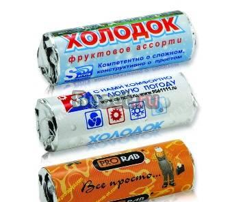 Жевательная резинка с логотипом и мятные драже Москва