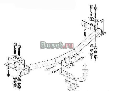 Фаркоп Renault Logan Москва