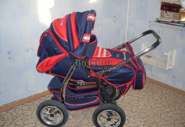 Коляска зима-лето красно синяя.в отличном состояни Новороссийск