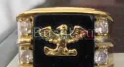 Перстень печатка 750 пробы Москва