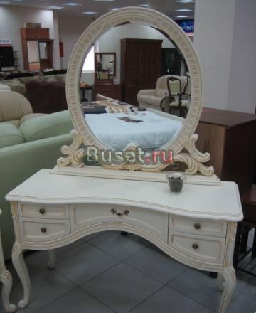 Туалетный столик с зеркалом "Изабель" массив Москва