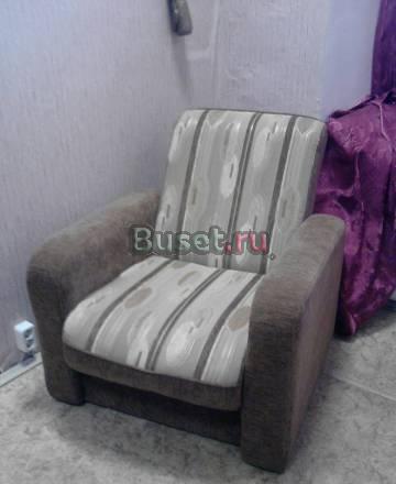 Удобное кресло трансформер с пуфиком и нишами Москва