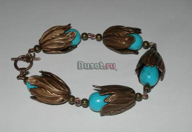 Браслет с бирюзой Москва