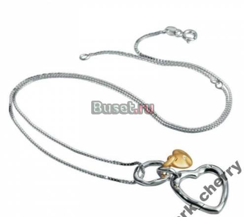 Подвеска Сердце с бриллиантами Hot Diamonds Англия Москва