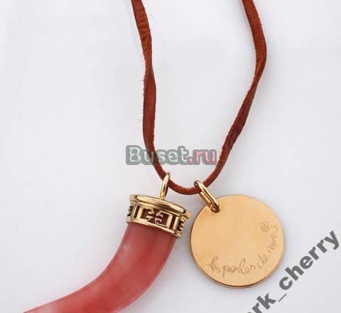 Колье Les Perles de Noa (Фр.) Позолота, сердолик Москва