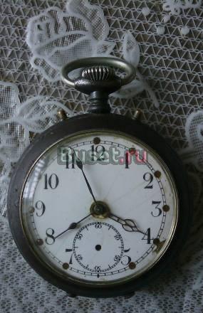 Старинные швейцарские карманные часы -будильник Москва