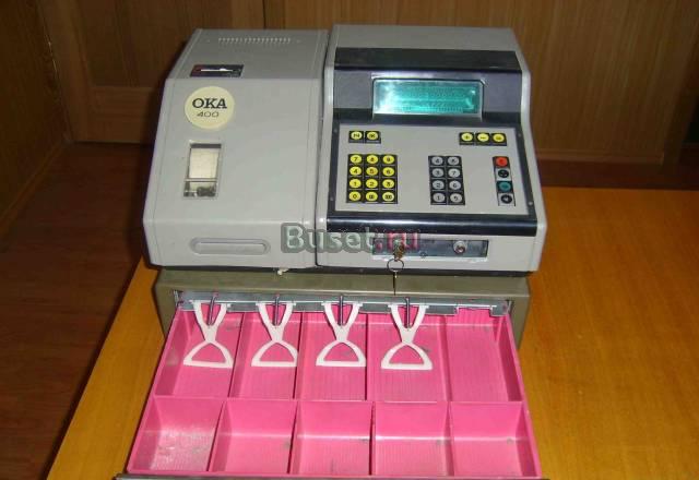Кассовый аппарат ока-400 с денежным ящиком Димитровград