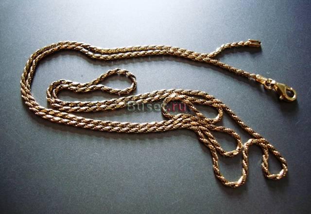 Цепь золотая -75 см Москва