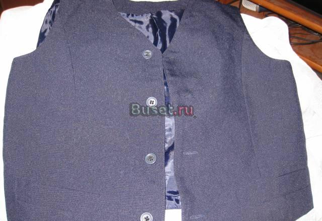 Жилетка школьная синяя на мальчика Санкт-Петербург