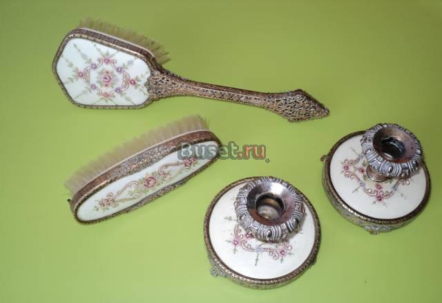 Дамский туалетный набор антиквариат Москва