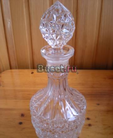 Графин-штоф хрустальный  Чехия Москва