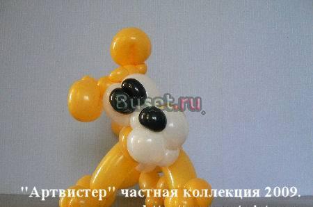 Фигурки из воздушных шариков на детский праздник. Москва