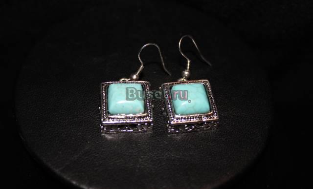 Сережки из бирюзы Москва
