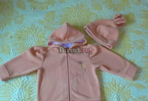 Флисовая курточка с шапкой фирмы Славита Москва