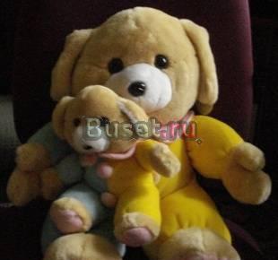 Медведь с медвежонком (жёлтый) Саратов