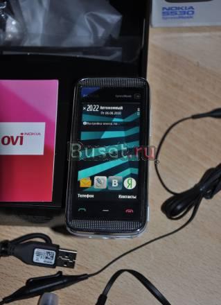 Nokia 5530 белый с синим Москва