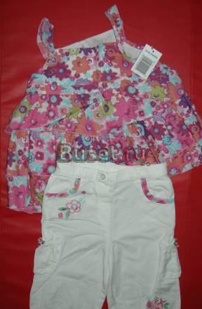 Новый летний комплект топ+брючки Москва