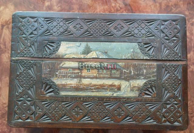 Шкатулка старая,требует реставрации Москва