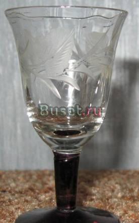 Рюмка 50-е гг. высота 8 см Москва
