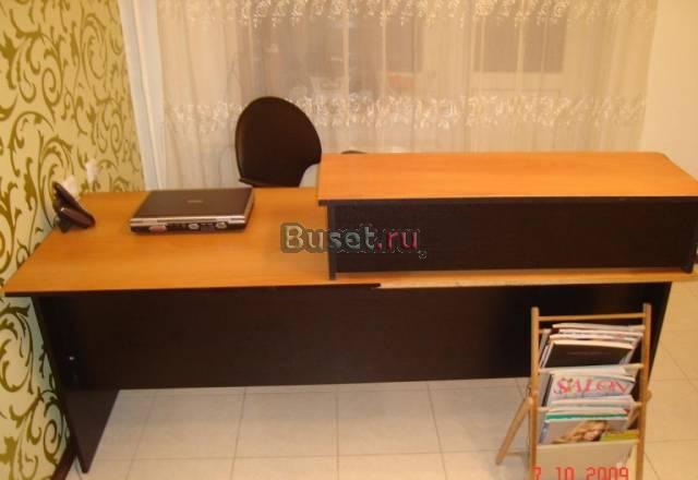 Стол офисный 2метра с полкой Москва