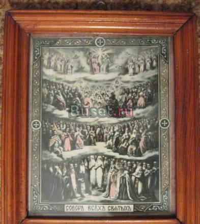 Икона "Собор всех святых".н.20 в Москва