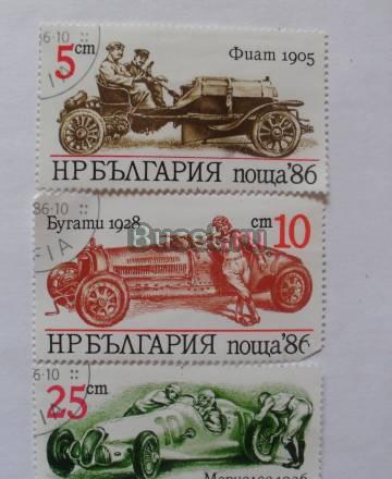 Марки болгария 1986 (машины) Москва