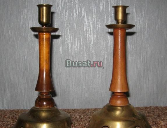 Подсвечники. 2 шт. высота 23 см Москва