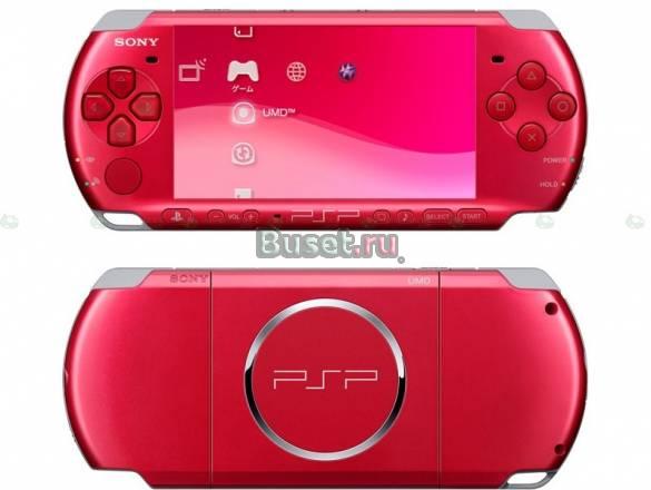 Игровую консоль sony PSP slim (краного цвета) Санкт-Петербург