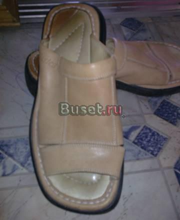 Шлепы на 43 р., кожаные, турция Москва