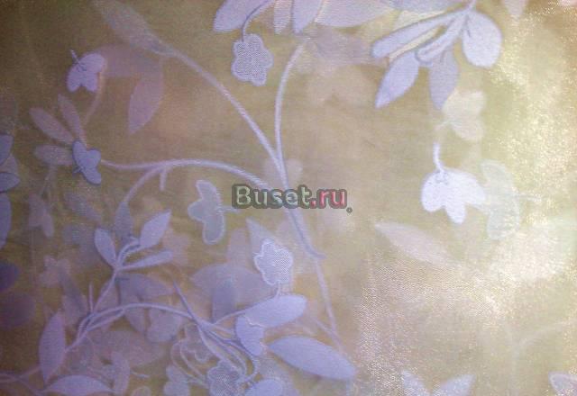Тюль 3,5х2,6 с цветами Москва