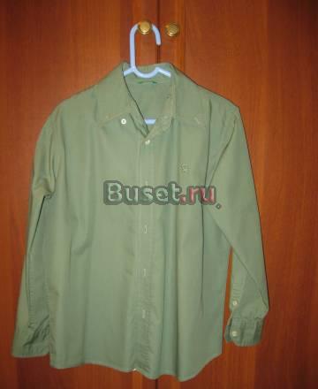 Рубашка зеленая ф. benetton (Италия) Москва