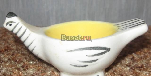 Подставка для яйца. фарфор. 60-е гг Москва